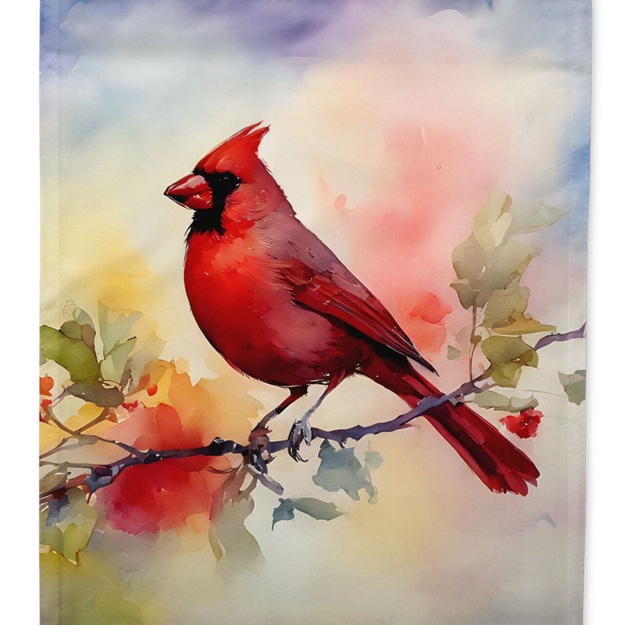 Edge Collections - 28" X 40" - Multicolor - Cardinal Large Porch Sleeveative Outside Design Artwork - 1 Piece